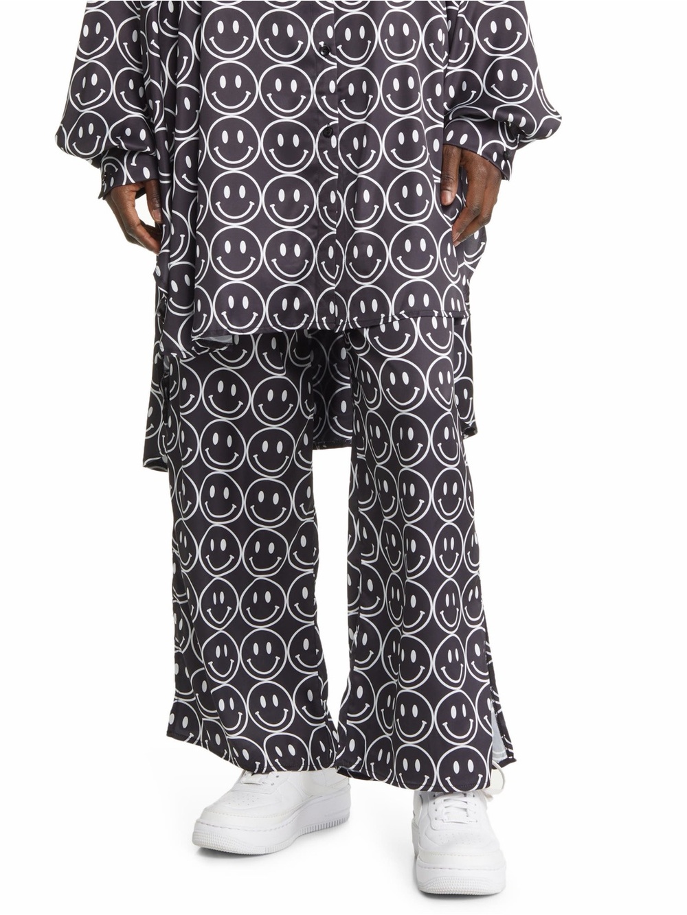 Dressed in LALA Satin Playsuit in Current Mood Pants ONLY - L